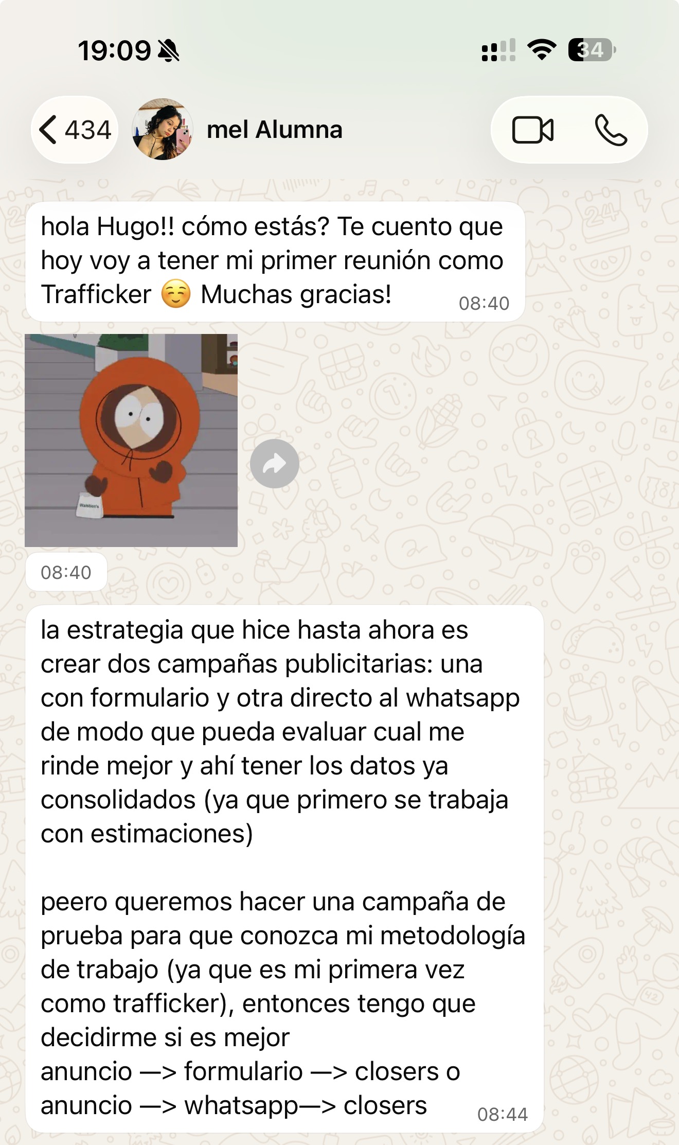 Alumno generando resultados - Propify Academy